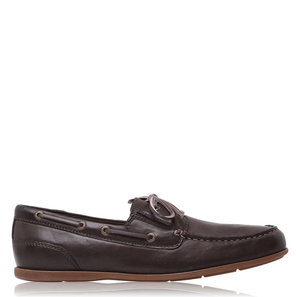 Rockport Canada Camp - Mens Loafers Burgundy (QLK962174)